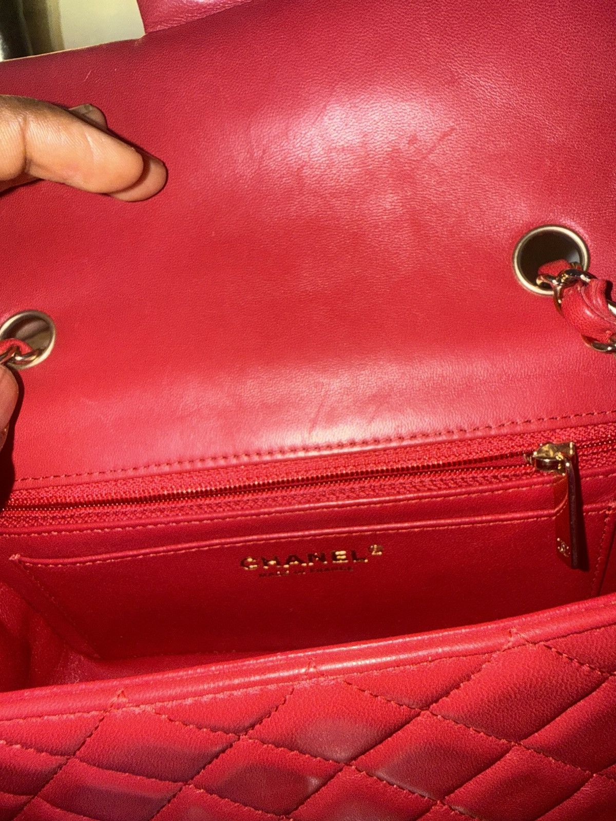 Chanel Red Chanel Mini Size ONE SIZE - 6 Thumbnail