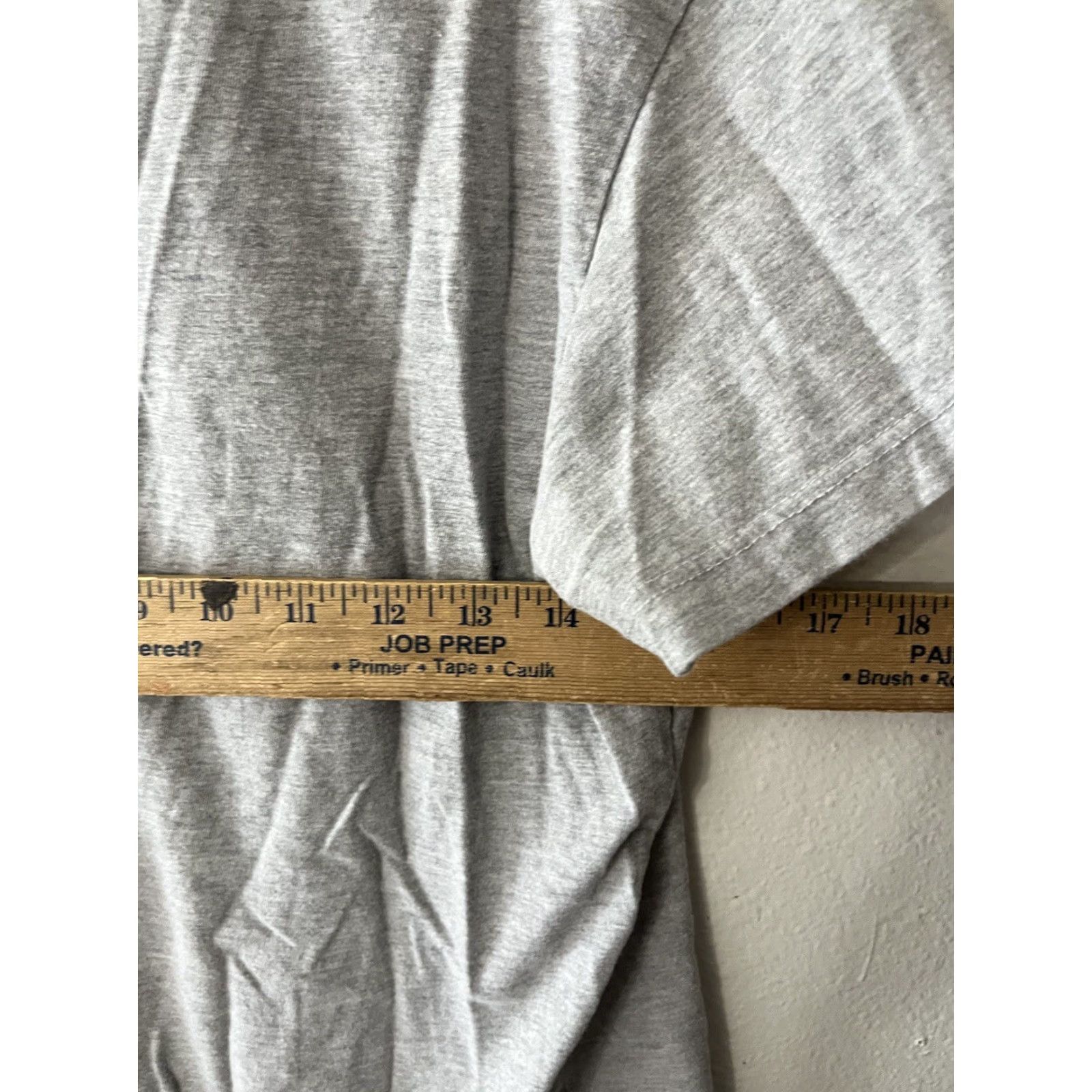 Vintage VINTAGE US Polo Assn Women's T-Shirt XL Gray Cotton Short Sleeve V-Neck Basic Activewear Size 40" / US 18 - 4 Thumbnail