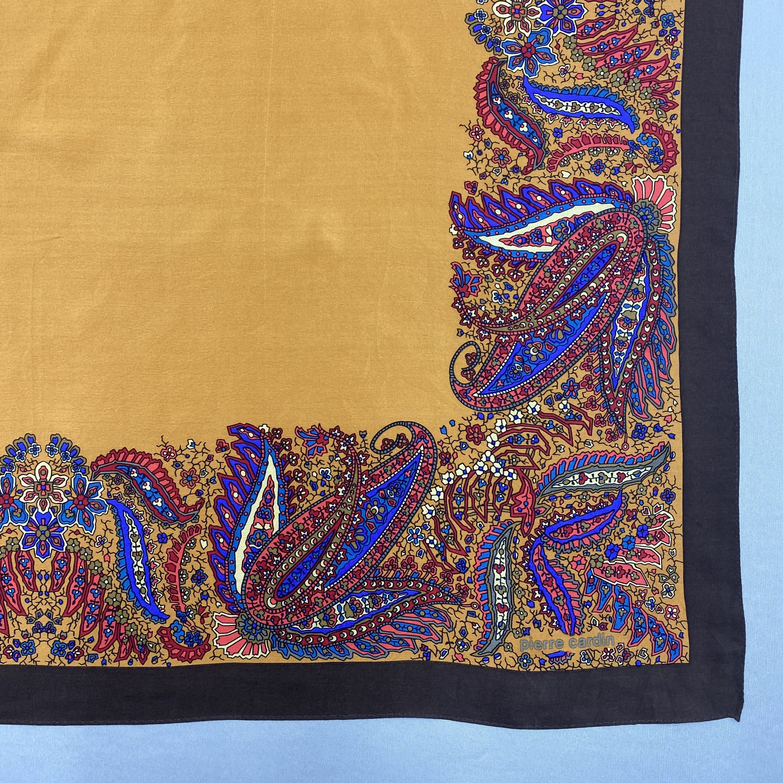 Pierre Cardin Vintage Pierre Cardin SILK Scarf Twill Stole Wraps Scarves Size ONE SIZE - 5 Thumbnail