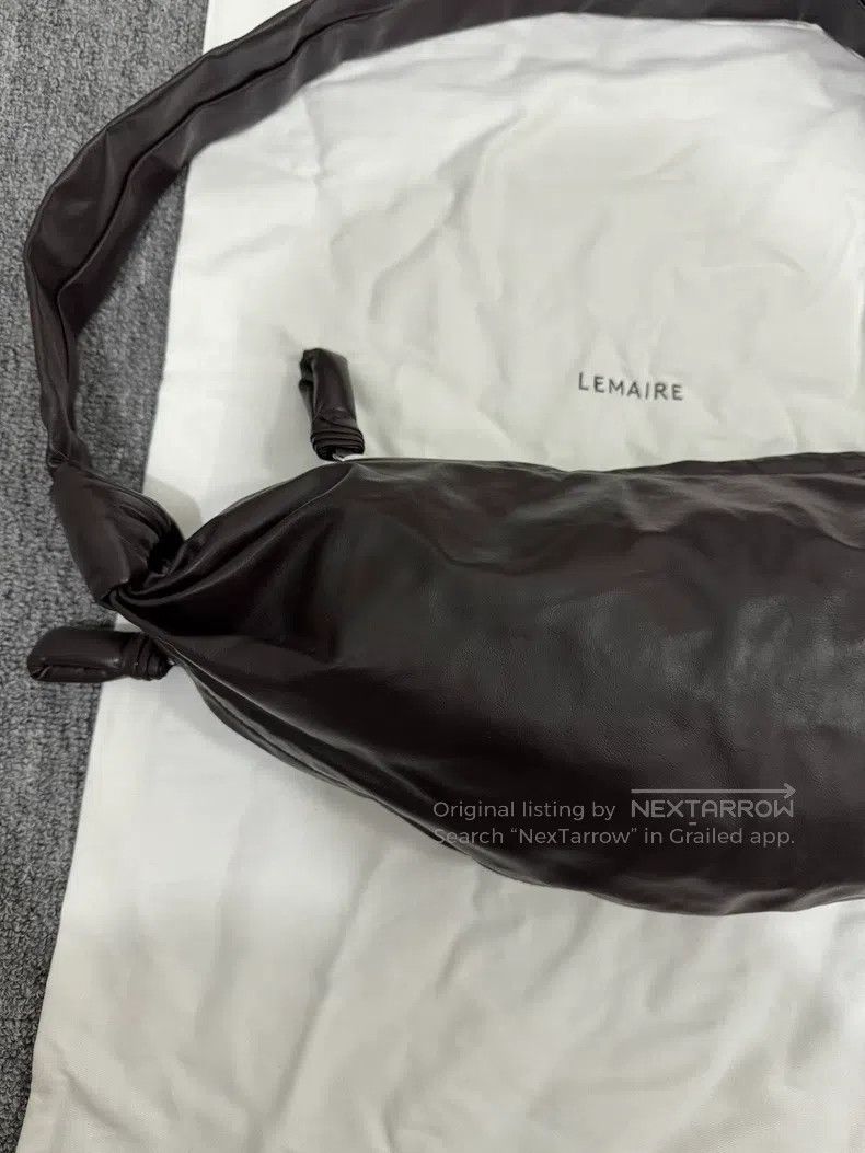Lemaire LEMAIRE 2026 medium dark-chocolate paper bag i Size ONE SIZE - 5 Thumbnail