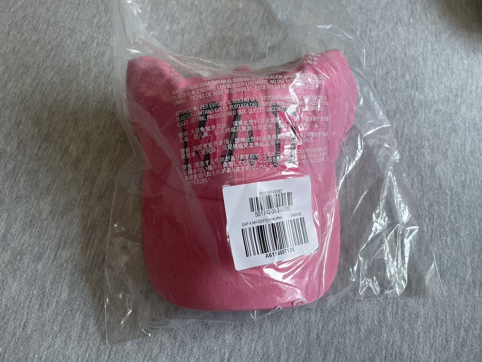 Gap × Madhappy Madhappy Gap 6-Panel Hat Pink Size ONE SIZE - 3 Thumbnail