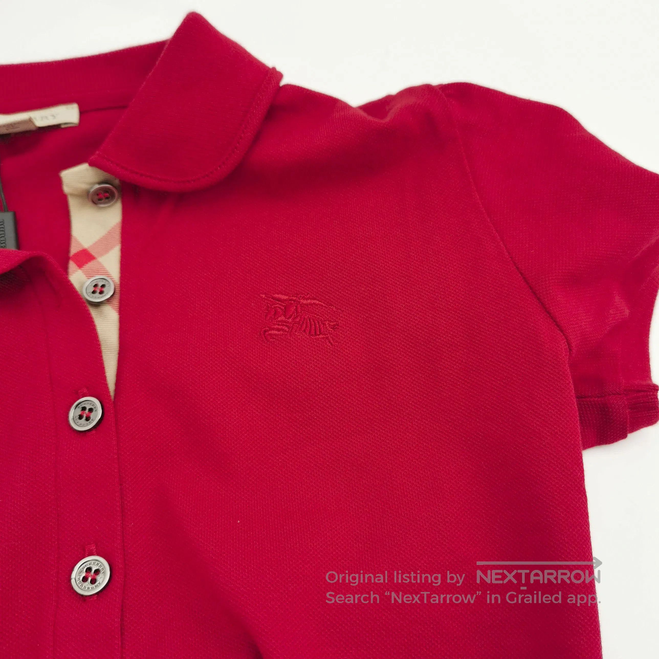 Burberry Burberry Brit Red Embroidered Polo T. Size US XS / EU 42 / 0 - 1 Thumbnail