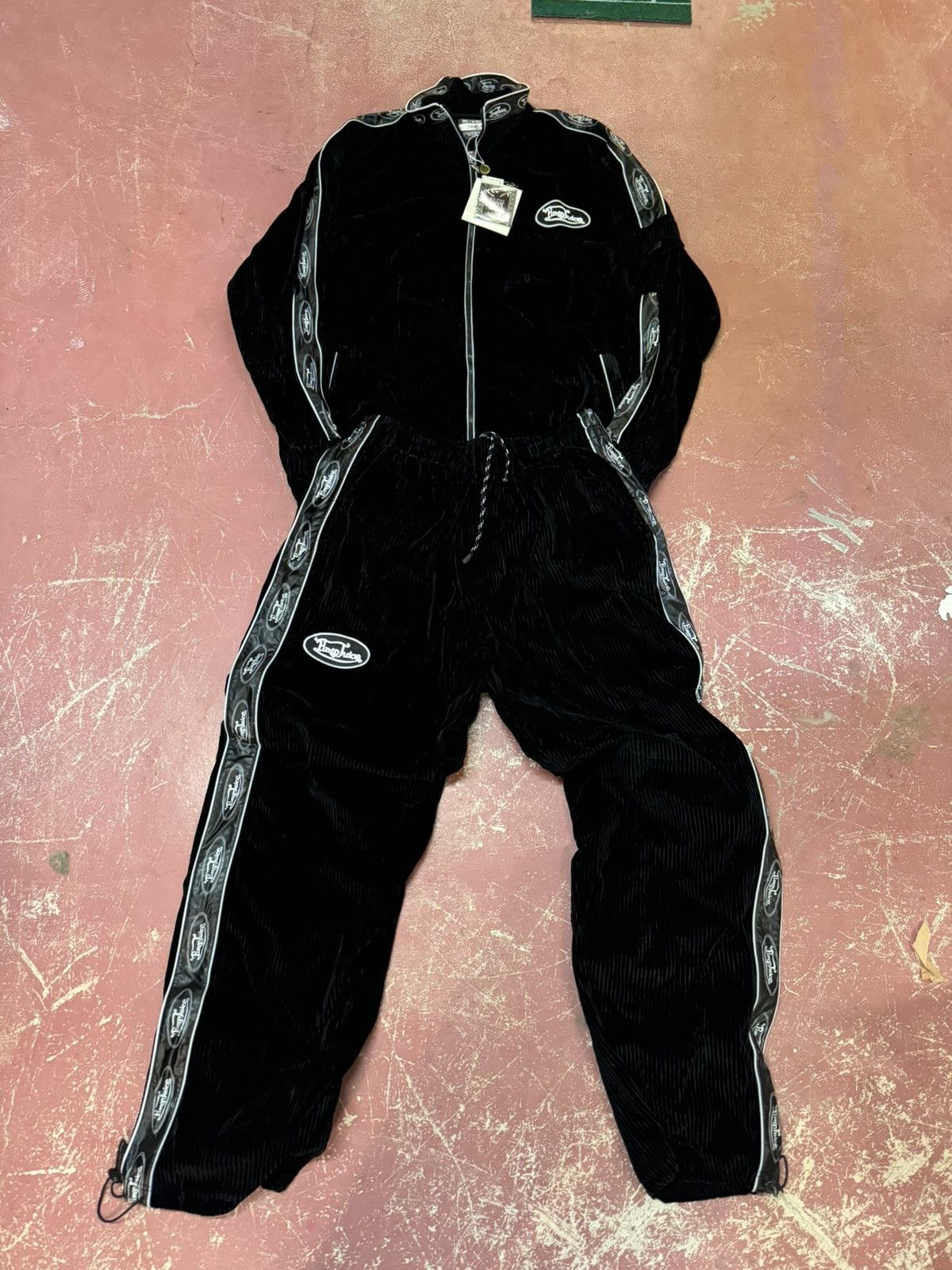 Vintage Pimp Juice corduroy valore track suit top Size US XXL / EU 58 / 5 - 1 Thumbnail