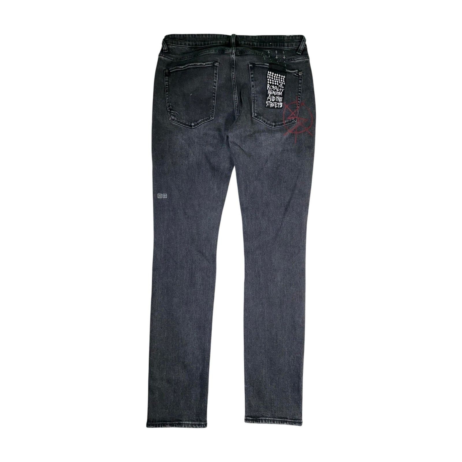 Ksubi Ksubi Ripped Black Jeans Size US 34 / EU 50 - 2 Thumbnail
