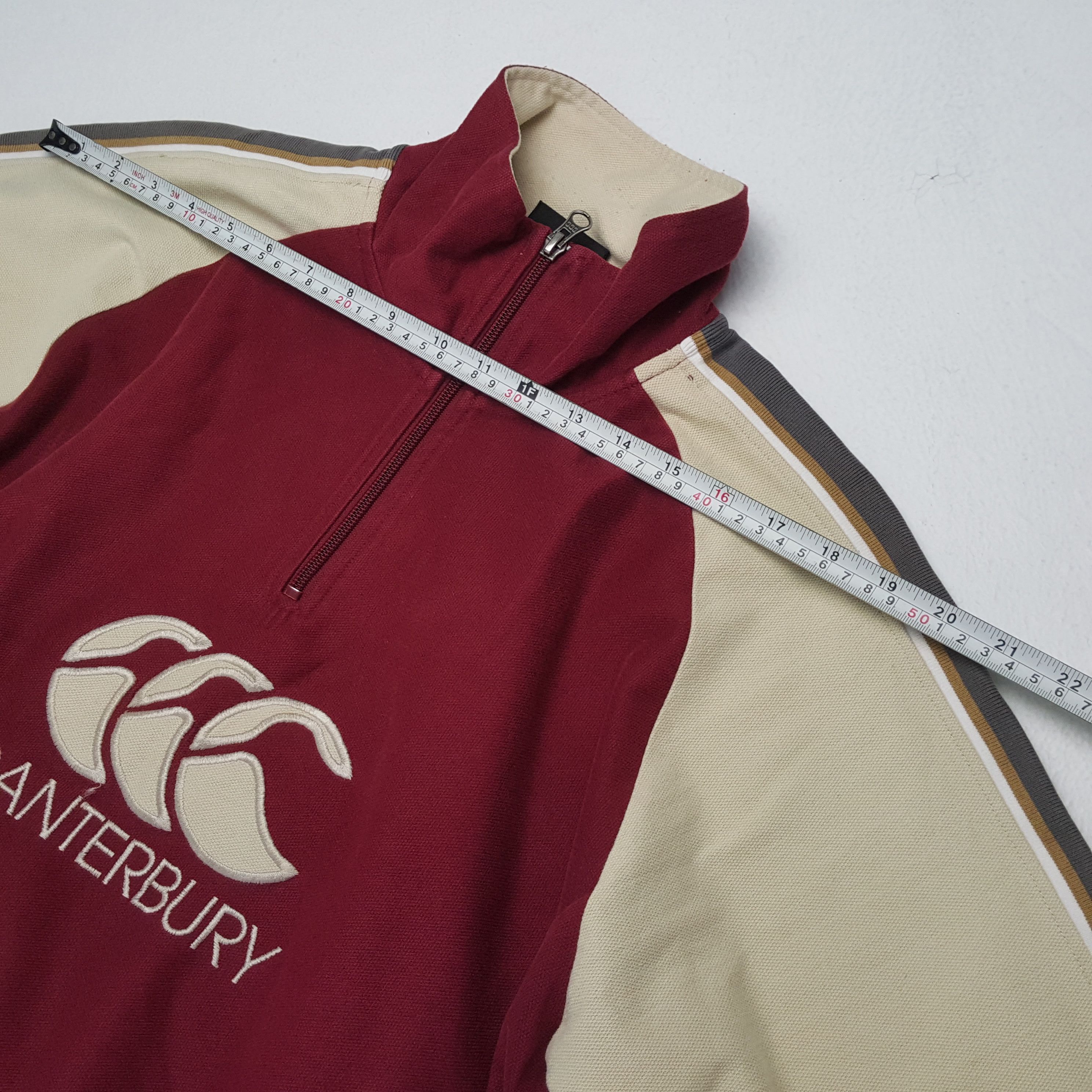 Canterbury of New Zealand × Vintage CANTERBURY NEW ZEALAND Center Logo Half Zipper Sweater Size US M / EU 48-50 / 2 - 4 Thumbnail