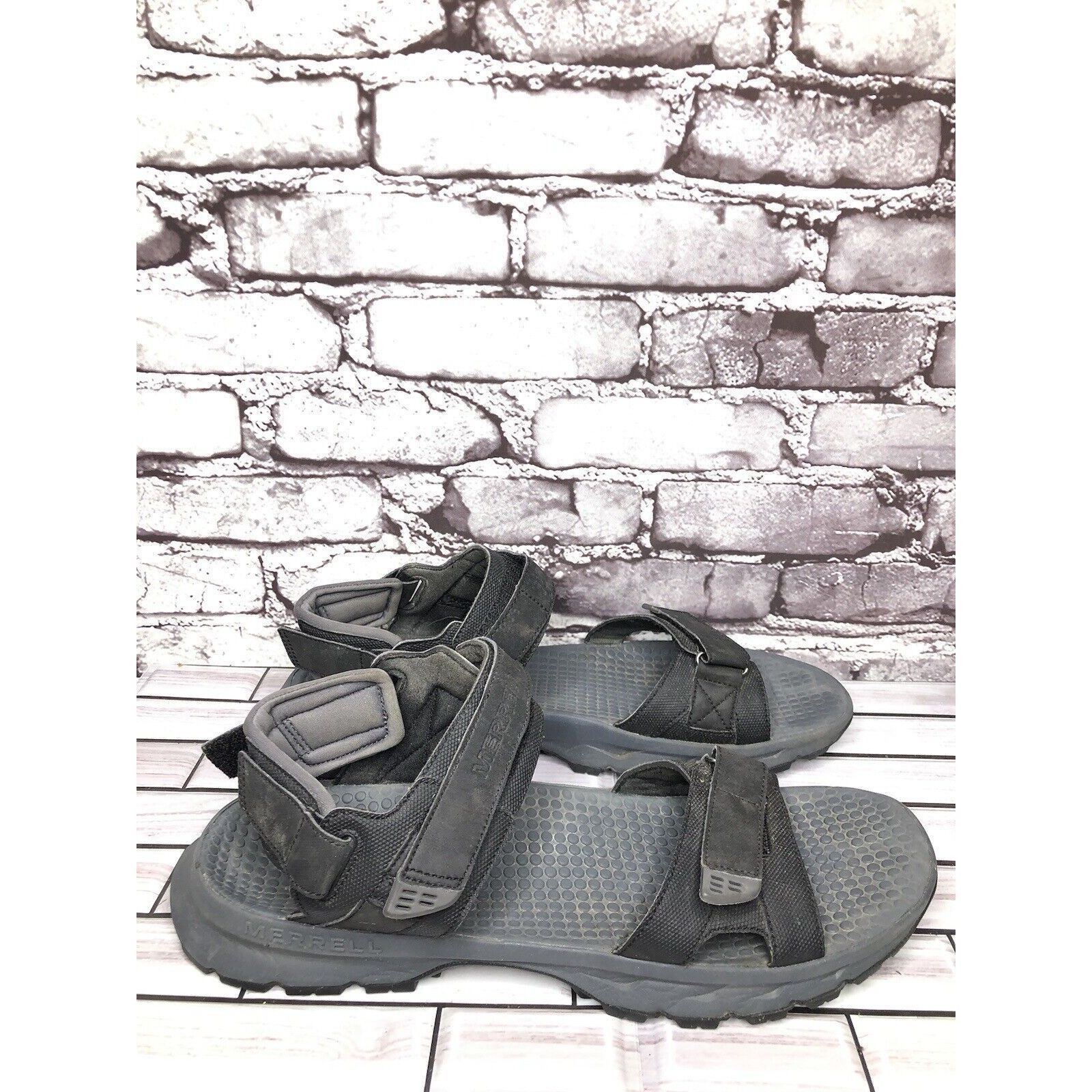 Merrell Merrell Black Synthetic Hiking AnkleStrap Performance Sandal Size US 14 / EU 47 - 1 Thumbnail