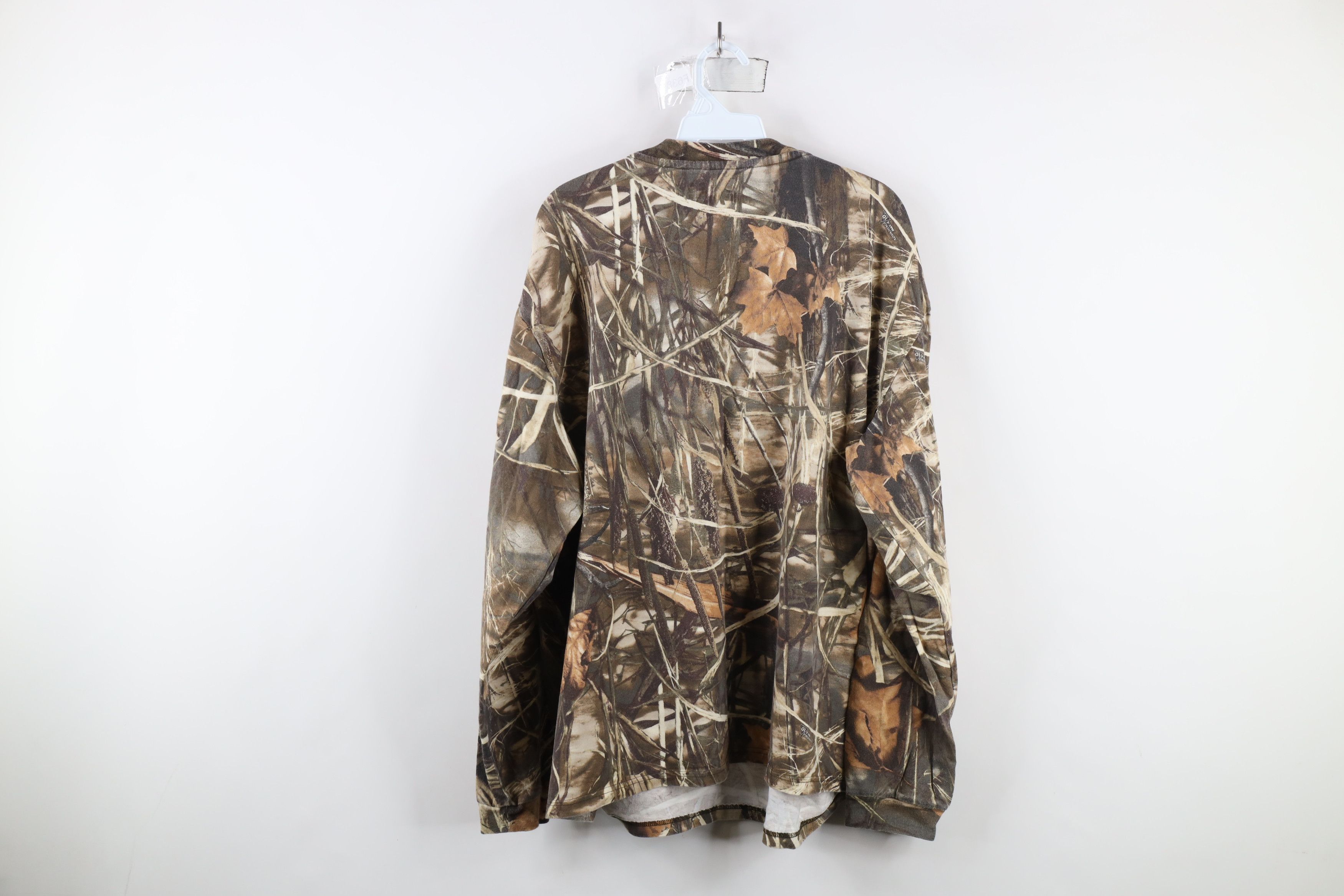 Vintage Vintage Streetwear Camouflage Long Sleeve Henley T-Shirt Size US XXL / EU 58 / 5 - 10 Thumbnail