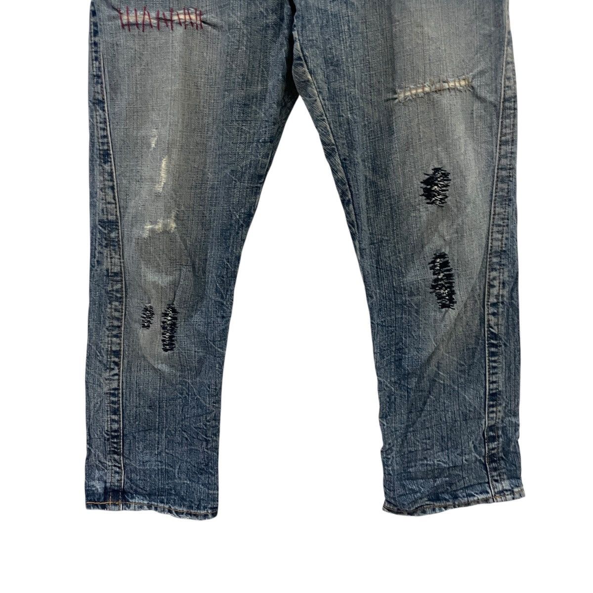 Japanese Brand Vintage Antgauge Short Denim Jeans Size 31" - 10 Thumbnail