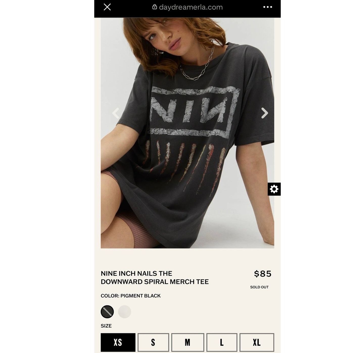 Daydreamer DAYDREAMER Nine Inch Nails Downward Spiral Merch Tee, Size S Size S / US 4 / IT 40 - 8 Thumbnail