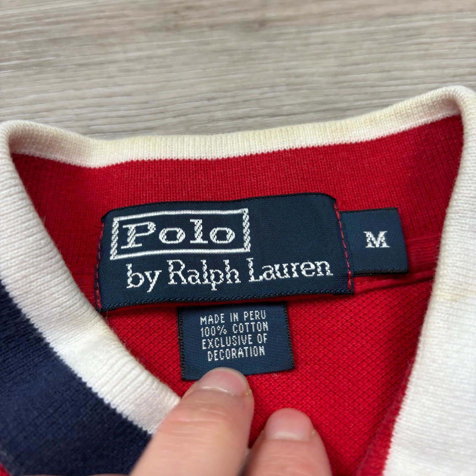 Polo Ralph Lauren × Vintage Vintage Polo Ralph Lauren Big Pony Polo Shirt Men's Medium Size US M / EU 48-50 / 2 - 4 Thumbnail