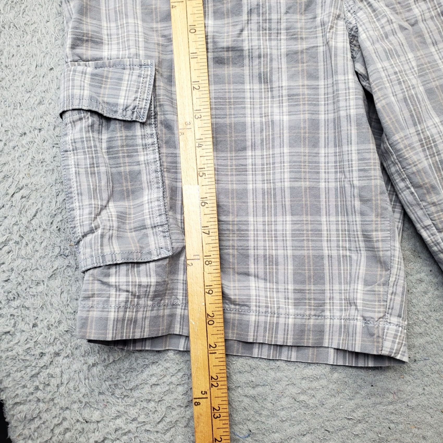 Dockers DOCKERS Cargo Shorts Mens Size 34 Multi Plaid Relaxed Cargo Beach 10" Inseam Size US 34 / EU 50 - 3 Thumbnail