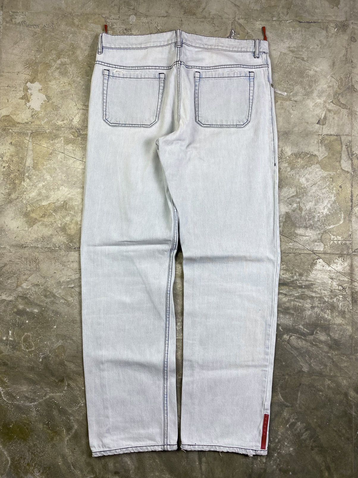 Prada Prada - SS00 Red Tab Denim Jeans Size US 34 / EU 50 - 1 Thumbnail