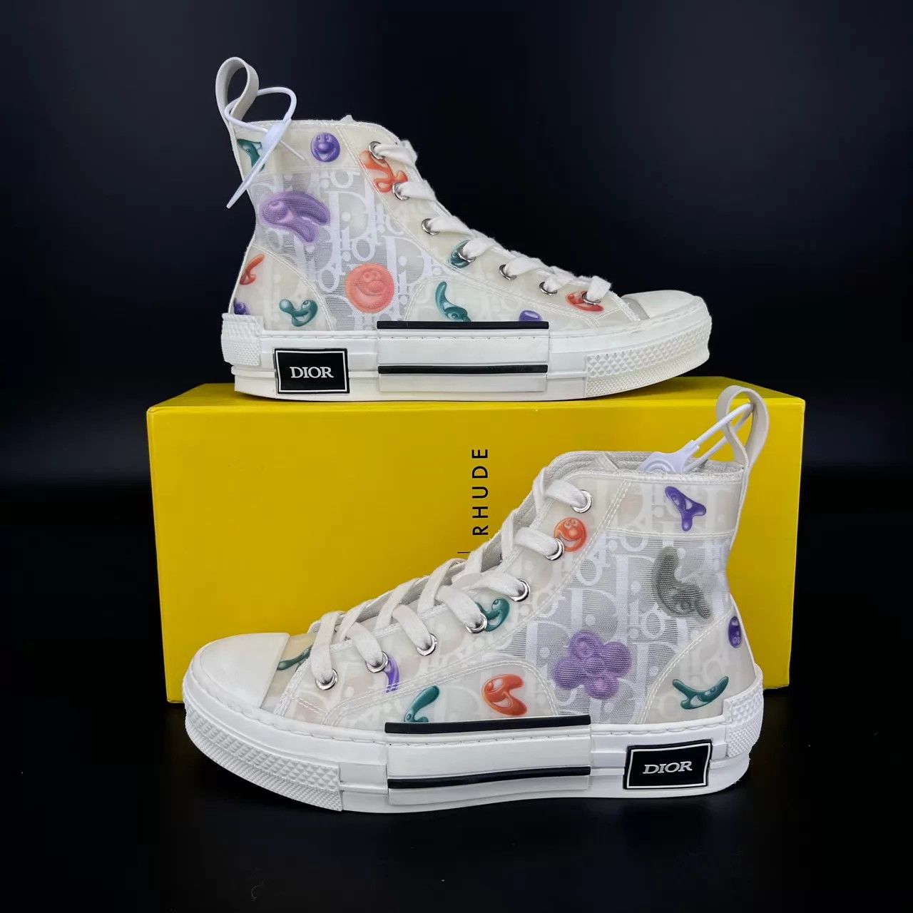 Dior Dior B23 x Kenny Scharf Colorful 37 Size US 6.5 / IT 36.5 - 2 Thumbnail