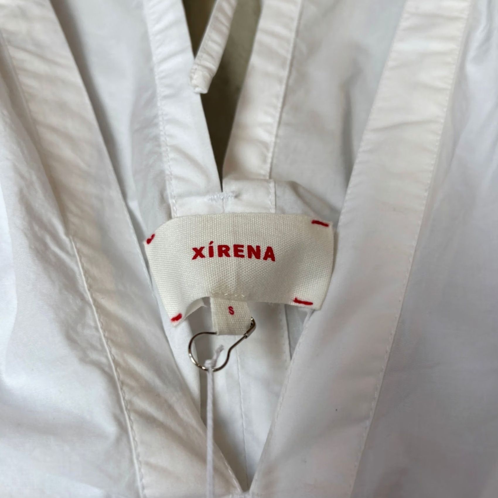 Xirena Xirena Dress Midi Womens Small Juliana Poplin Minimalist White NWT Size S / US 4 / IT 40 - 4 Thumbnail