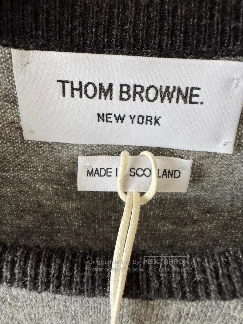 Thom Browne Thom Browne Pure Cashmere Sweater Size US S / EU 44-46 / 1 - 3 Thumbnail