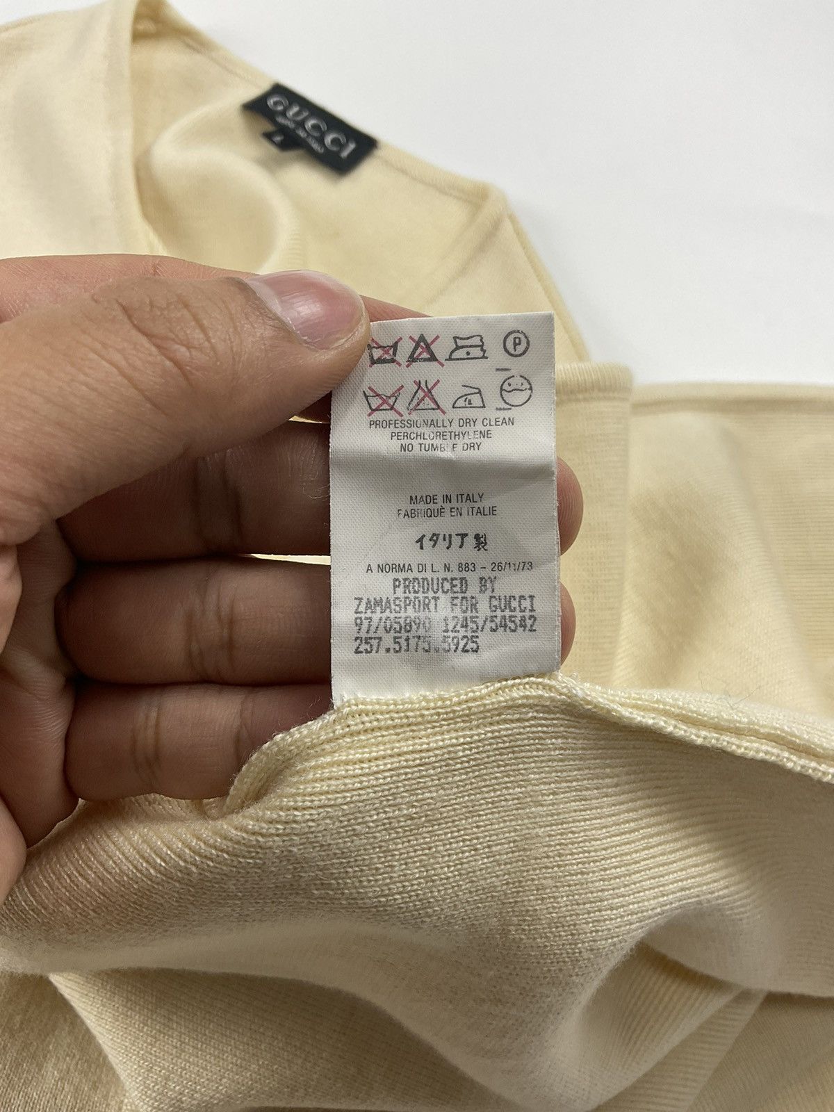 Gucci Gucci S/S'97 Wool Silk Cashmere Blend Knit Top Cardigan Size L / US 10 / IT 46 - 13 Thumbnail