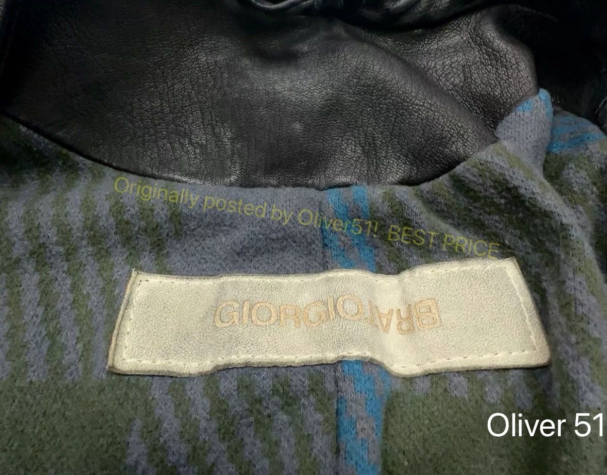 Giorgio Brato Giorgio Brato Leather Jacket NNNAA13/2610 Size US M / EU 48-50 / 2 - 2 Thumbnail