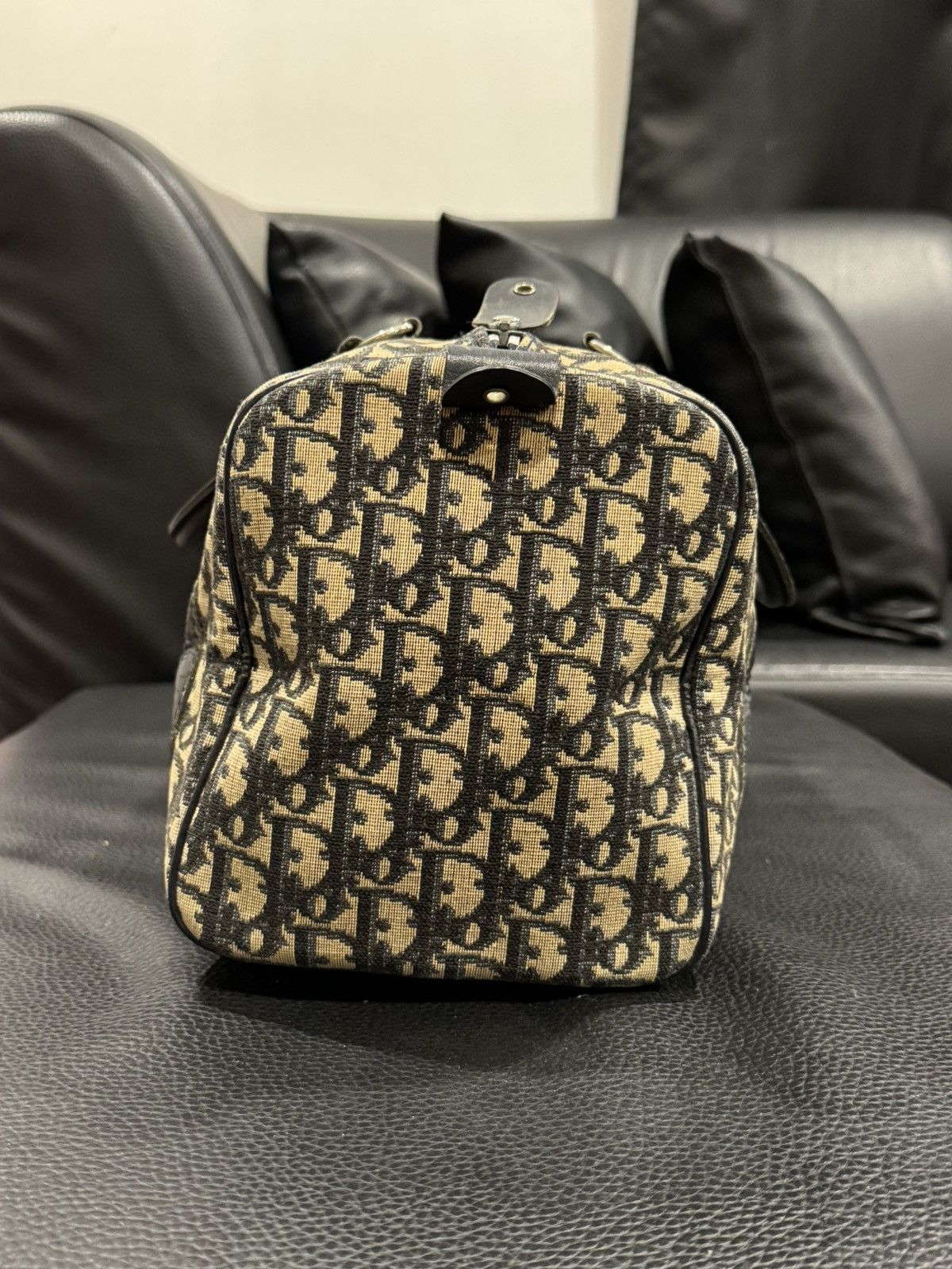 Dior Vintage - Dior Boston Trotter Monogram Bag Size ONE SIZE - 8 Thumbnail