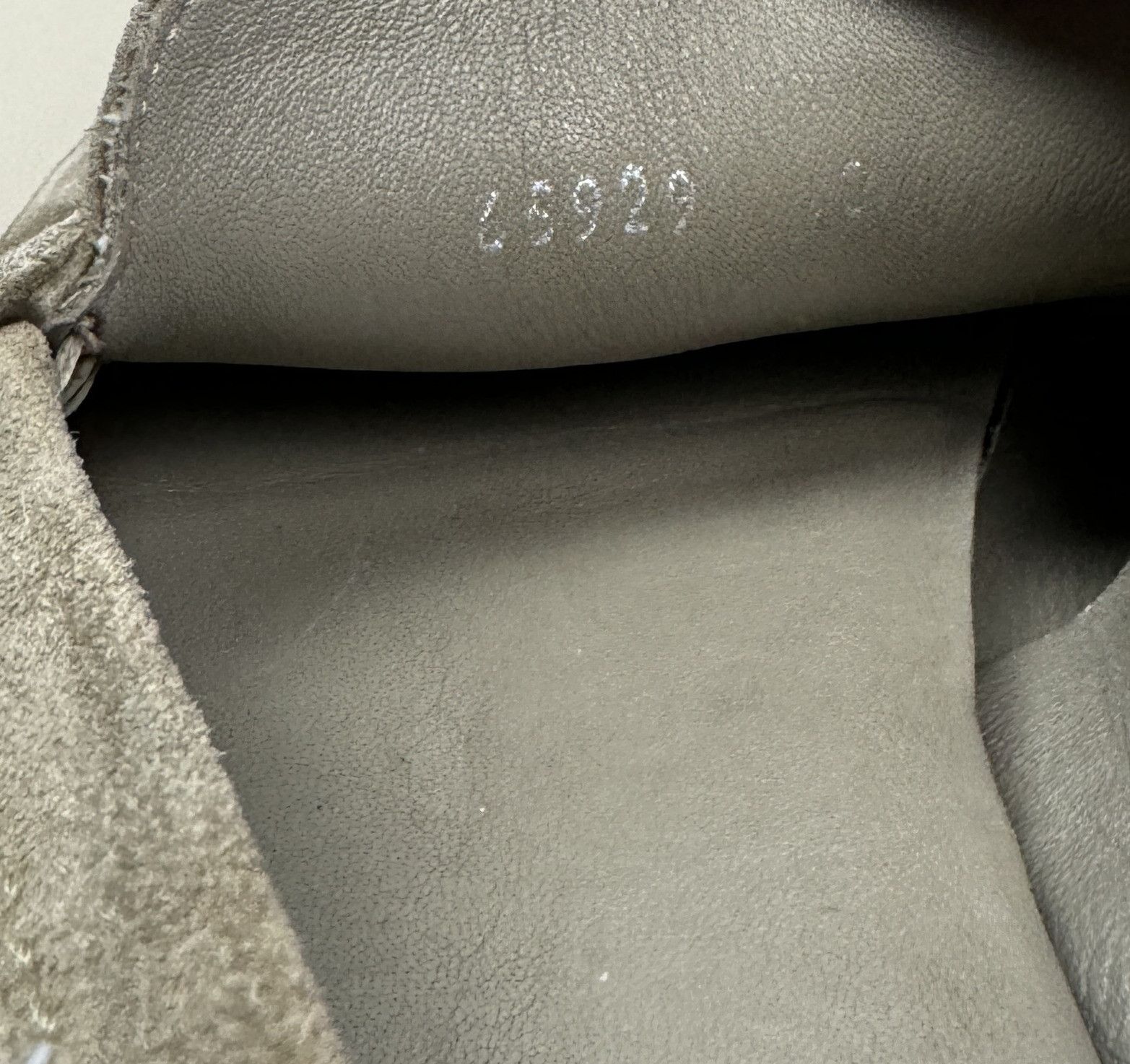 Gucci Gucci Suede GG Monogram Loafers Flats Olive Gray Size 8 Size US 9 / EU 42 - 12 Thumbnail