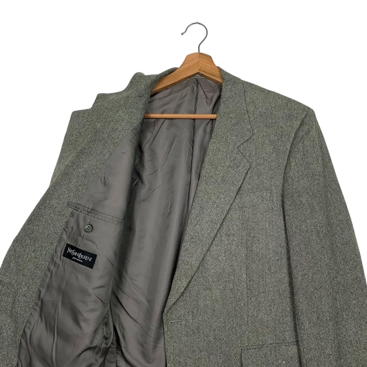Yves Saint Laurent Yves Saint Laurent Pour Homme Wool Blazer Jacket Size US M / EU 48-50 / 2 - 12 Thumbnail