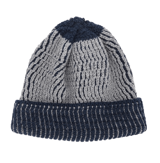 Japanese Brand Found Feather - Wave Skully Beanie - Cotton - OS Size ONE SIZE - 1 Preview