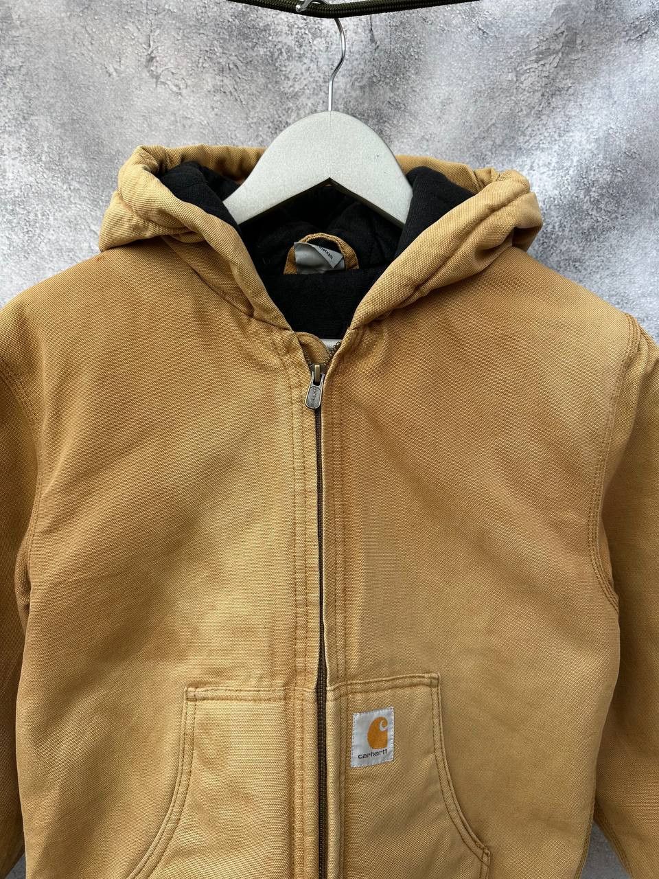 Carhartt × Vintage Carhartt Detroit Vintage Beige Jacket Bomber Y2K Long Sleeve Size XS / US 0-2 / IT 36-38 - 5 Thumbnail