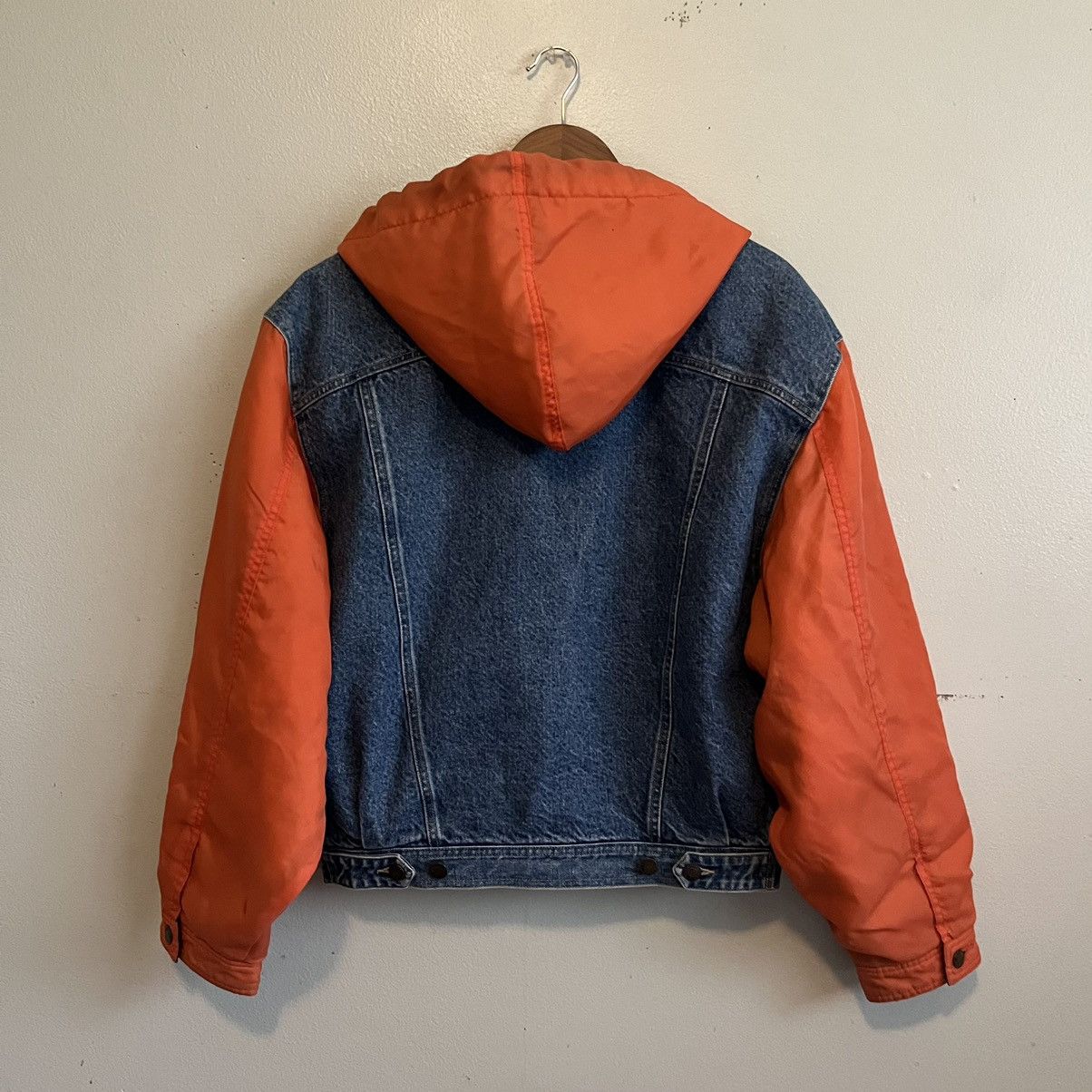 Gap Insulated Denim Jacket with Hood Size US M / EU 48-50 / 2 - 8 Thumbnail
