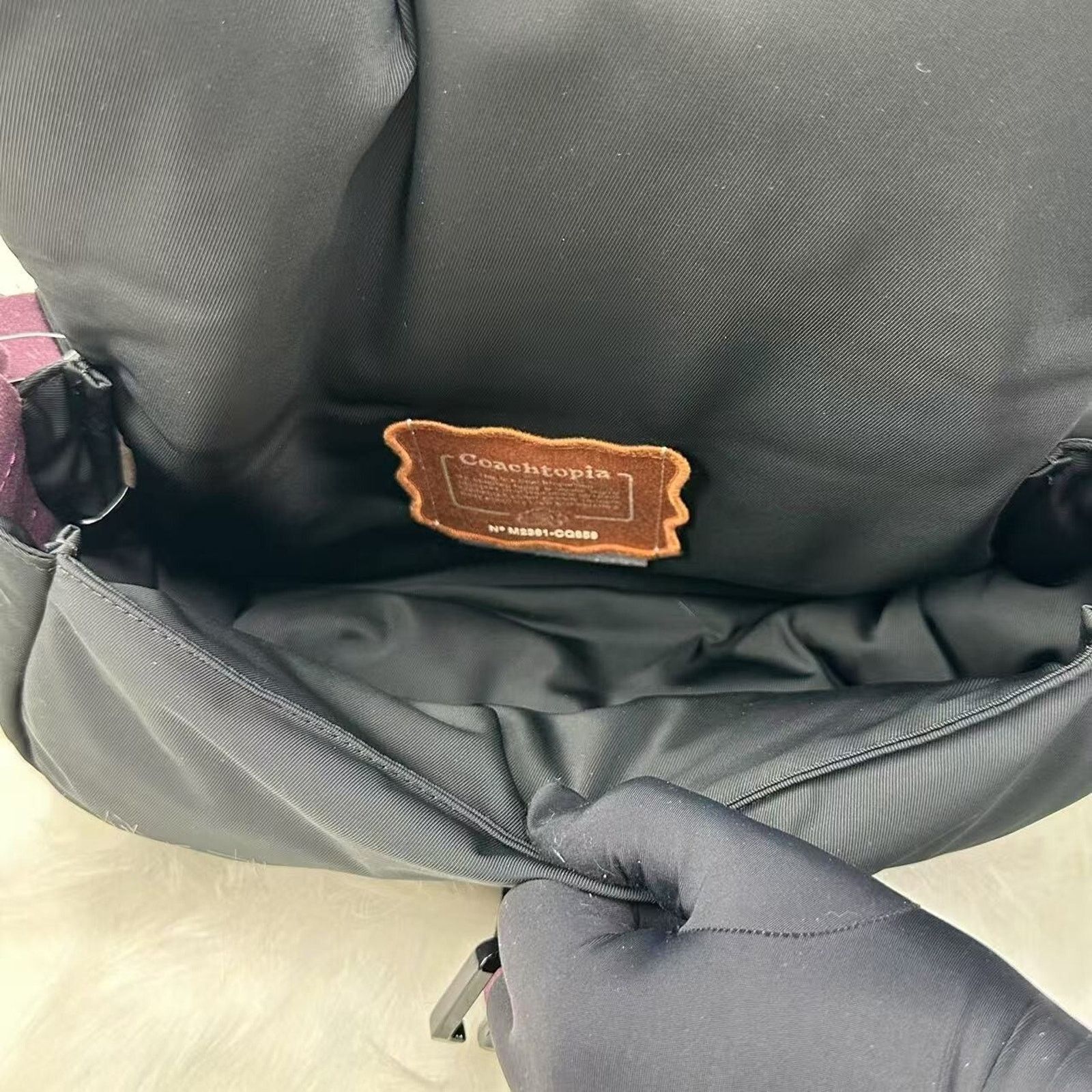 Coach Coach Coachtopia Loop Puffy Wavy Dinky Shoulder Bag Black Size ONE SIZE - 9 Thumbnail
