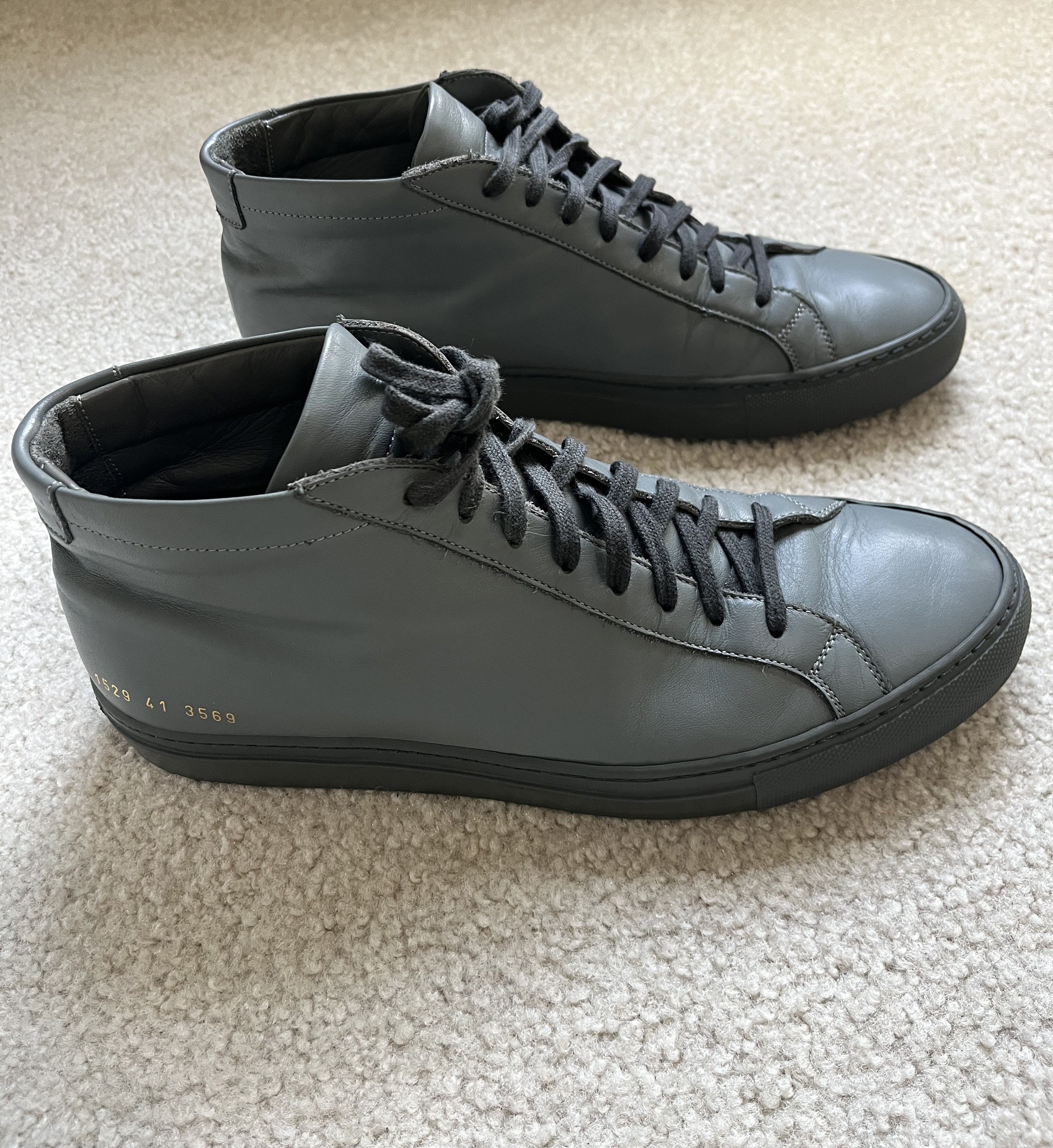 Common Projects Common Projects Original Achilles Mid Dark Grey EU41/US8 Size US 8 / EU 41 - 5 Thumbnail