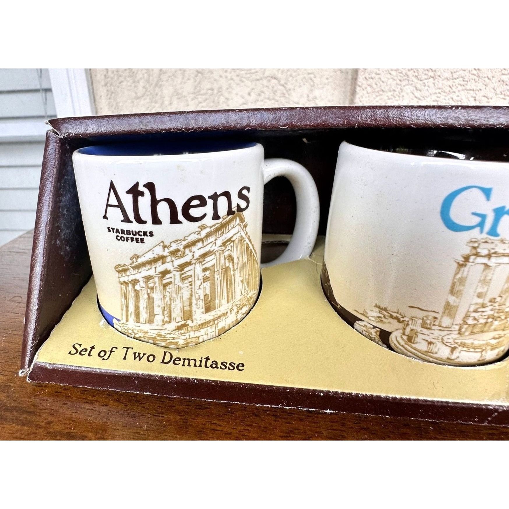 Other New Starbucks Set of 2 Demitasse Cups Athens Greece 2017 Exp Size ONE SIZE - 4 Thumbnail