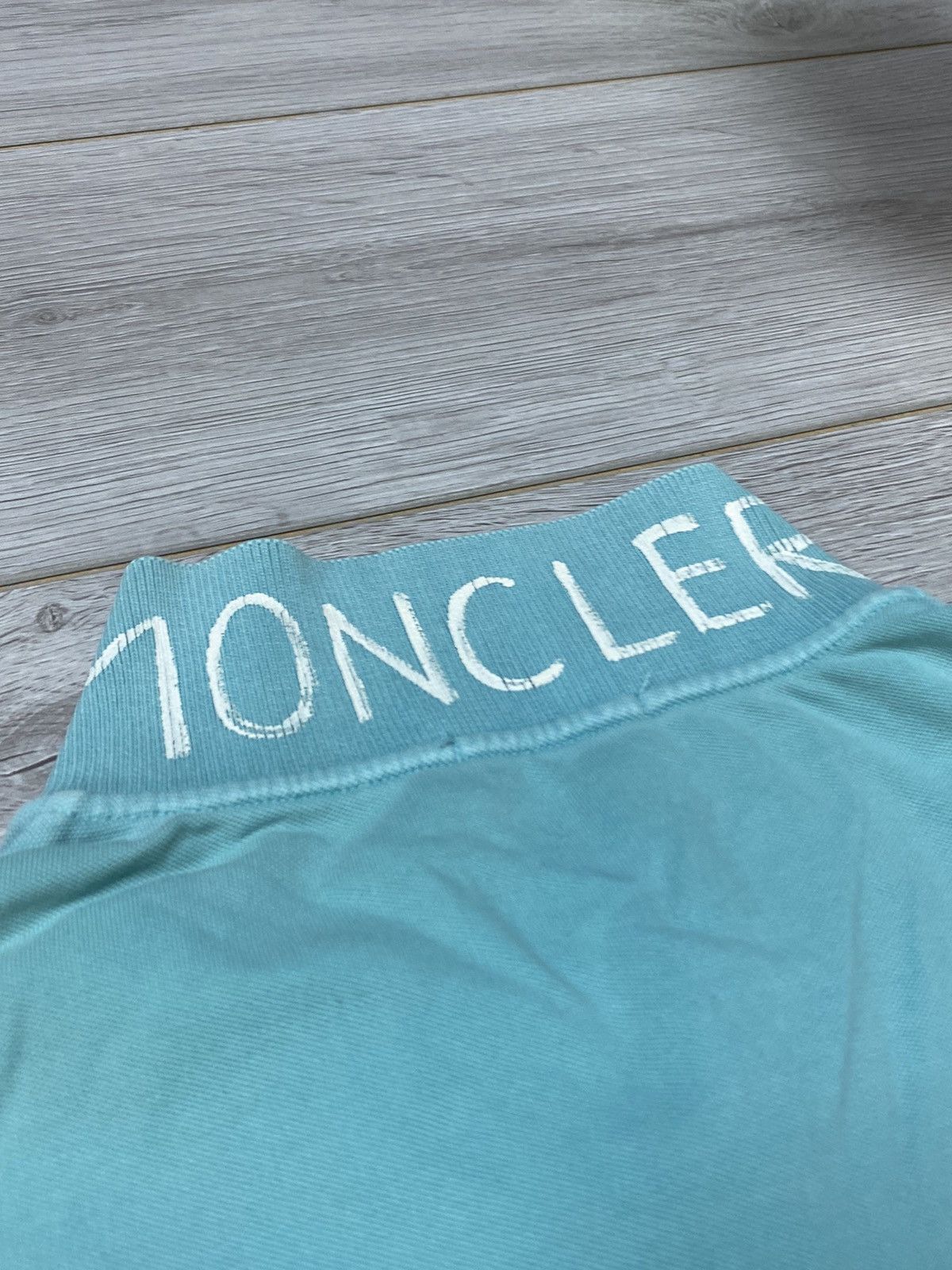 Moncler Moncler vintage France 🇫🇷 painted big logo polo Manica Corta Size US L / EU 52-54 / 3 - 3 Thumbnail