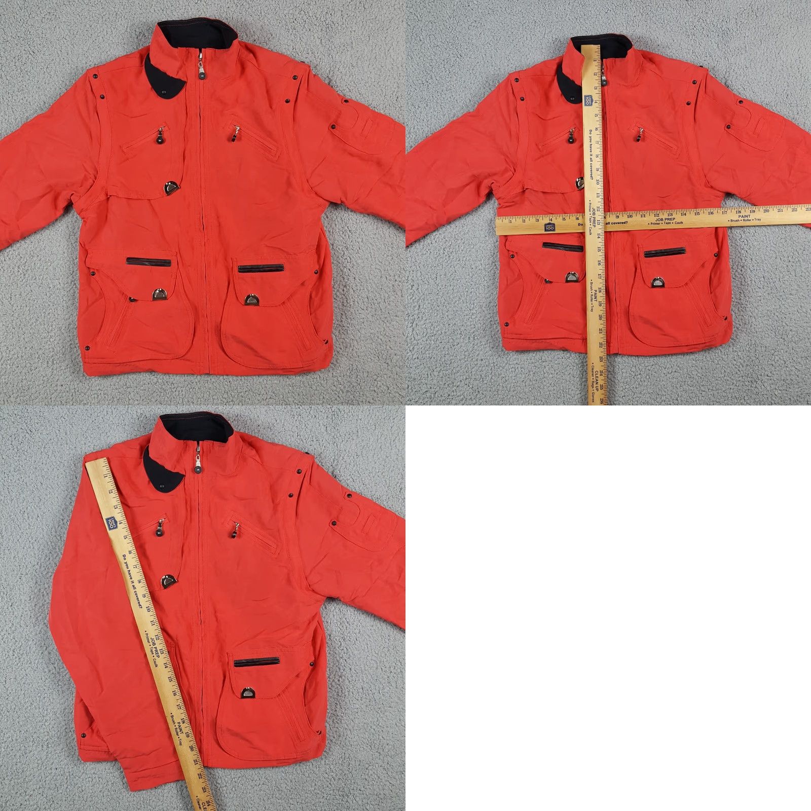 Pinko VINTAGE Y2K Pink Removable Sleeve Preppy Womens Petite Small Zip Up Windbreaker Jacket Size S / US 4 / IT 40 - 8 Thumbnail