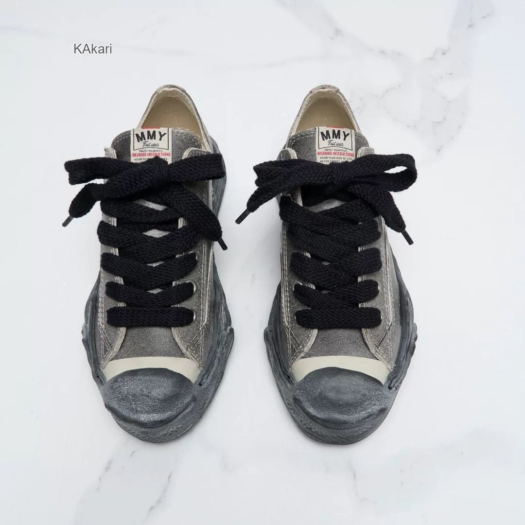 Maison MIHARA YASUHIRO Mihara Yasuhiro Men's Lace-Up Dissolved Shoes Size US 9 / EU 42 - 3 Thumbnail