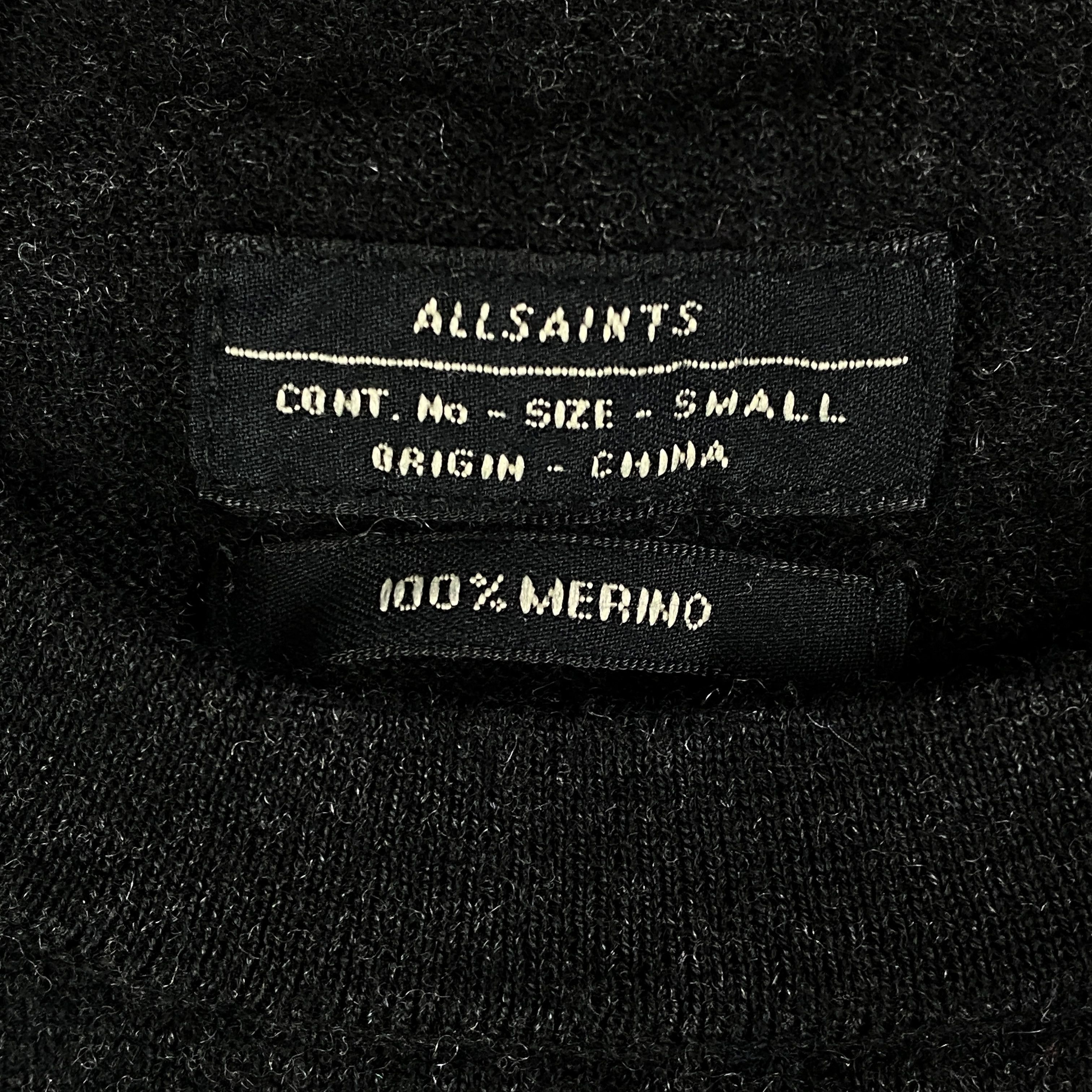 Allsaints Mens Long Sleeve Jumper AllSaints Size S Merino Wool Size US S / EU 44-46 / 1 - 4 Thumbnail