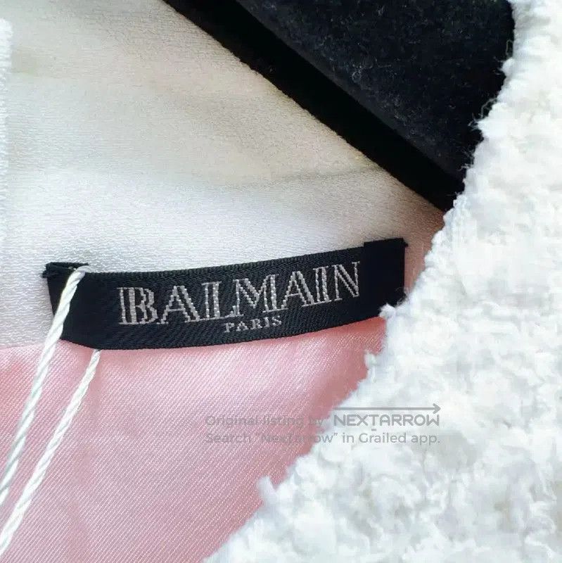 Balmain Balmain Pink Wool Blend Dress for Women . Size S / US 4 / IT 40 - 3 Thumbnail