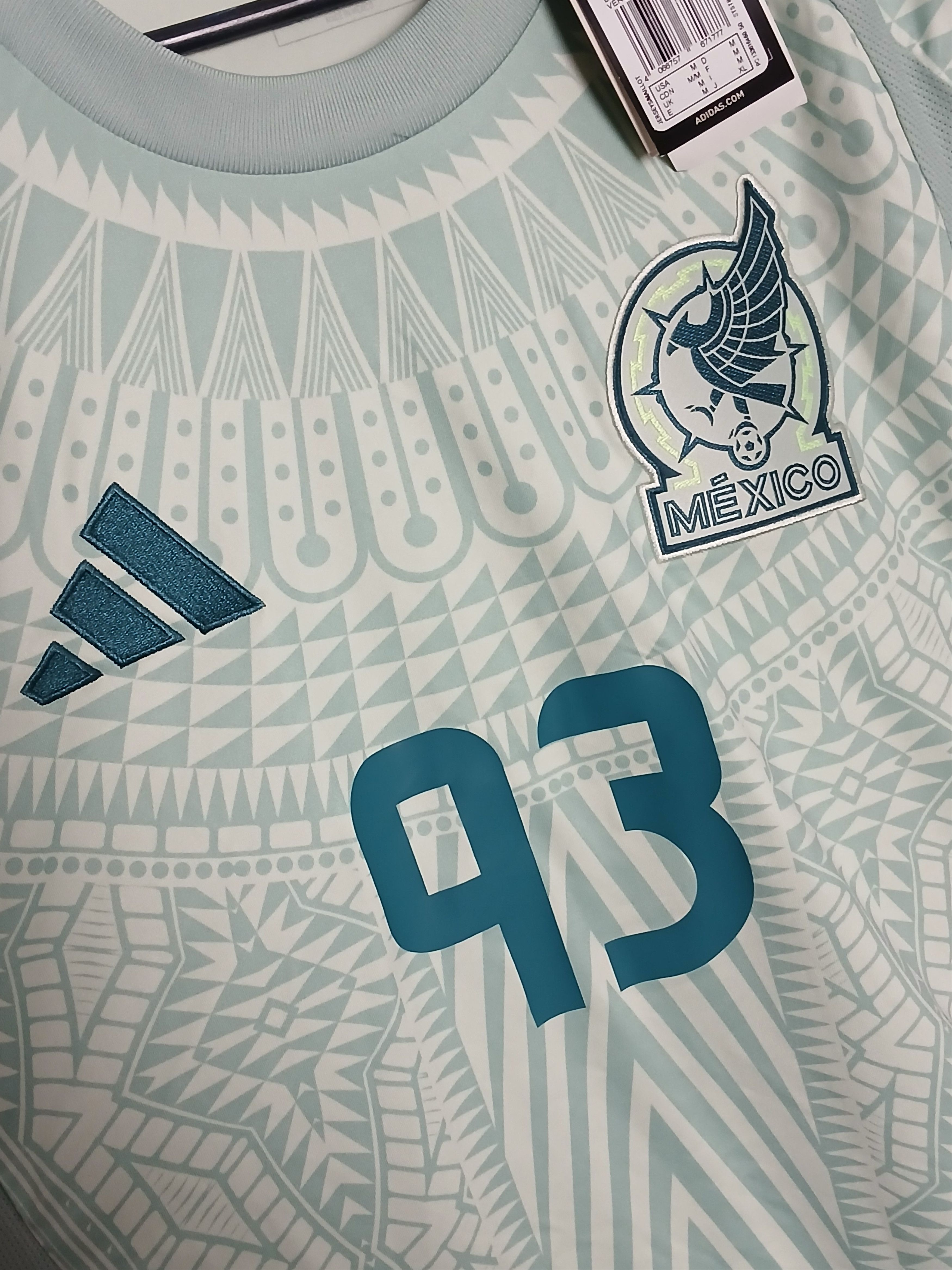 Adidas New Mexico National Football Team 2024 Away Jersey T-Shirt Size US M / EU 48-50 / 2 - 3 Thumbnail
