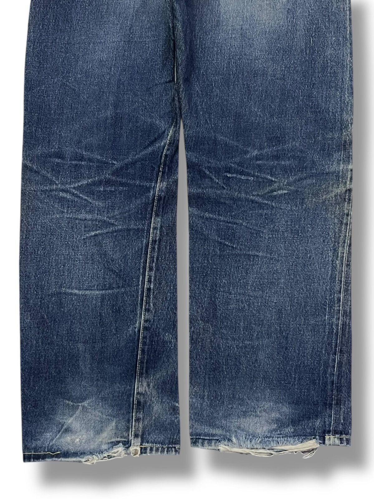 Japanese Brand Baggy Vintage Racy Blue & Co Selvedge Denim Japan Size US 33 - 7 Thumbnail