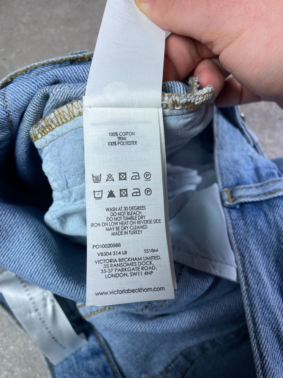 Victoria Beckham × Vintage Vintage Victoria Beckham wide leg denim jeans pants Size 32" / US 10 / IT 46 - 6 Thumbnail