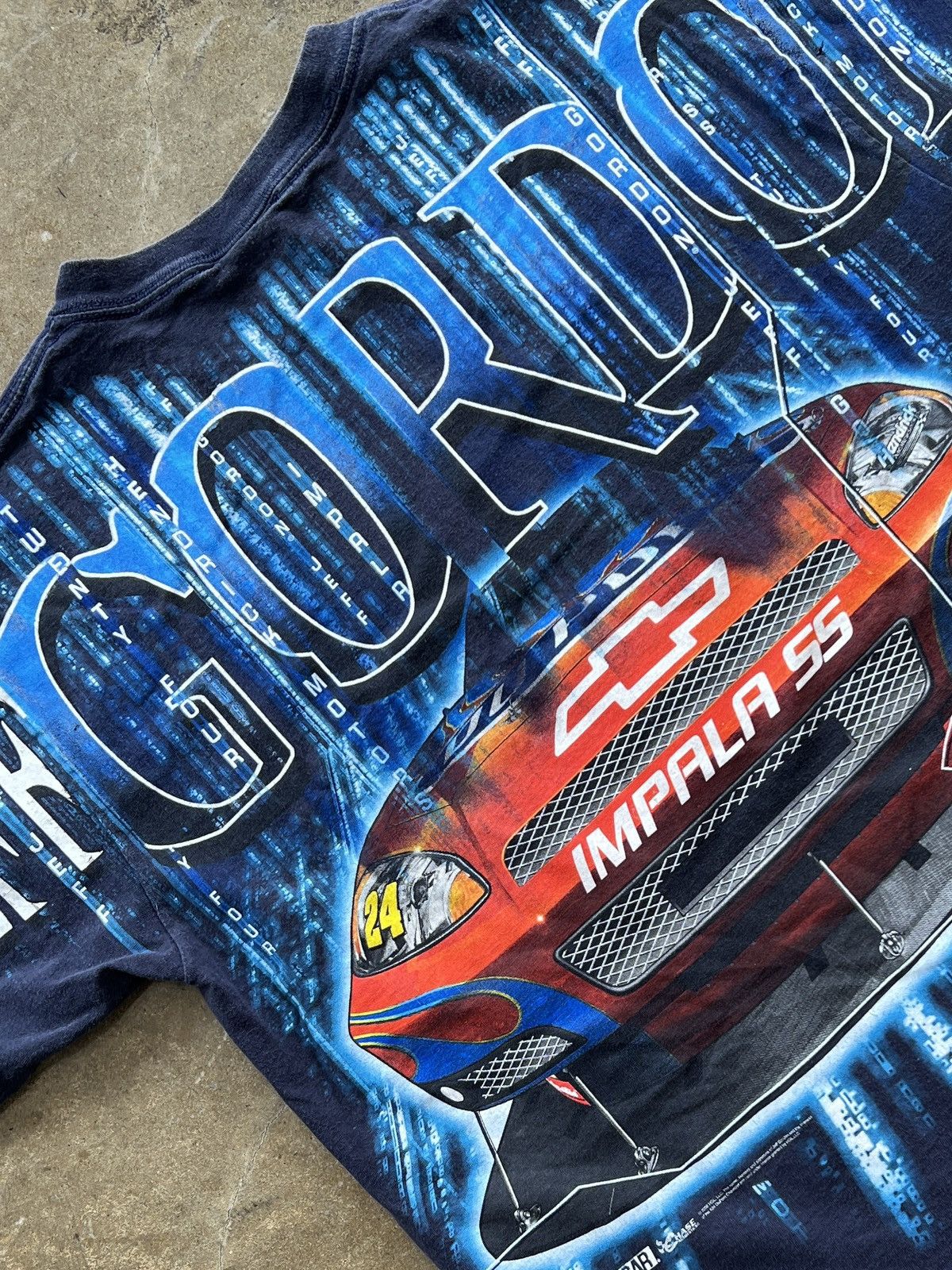 NASCAR Vintage 2006 Matrix Y2K NASCAR AOP Jeff Gordon Tee Large Size US L / EU 52-54 / 3 - 4 Thumbnail
