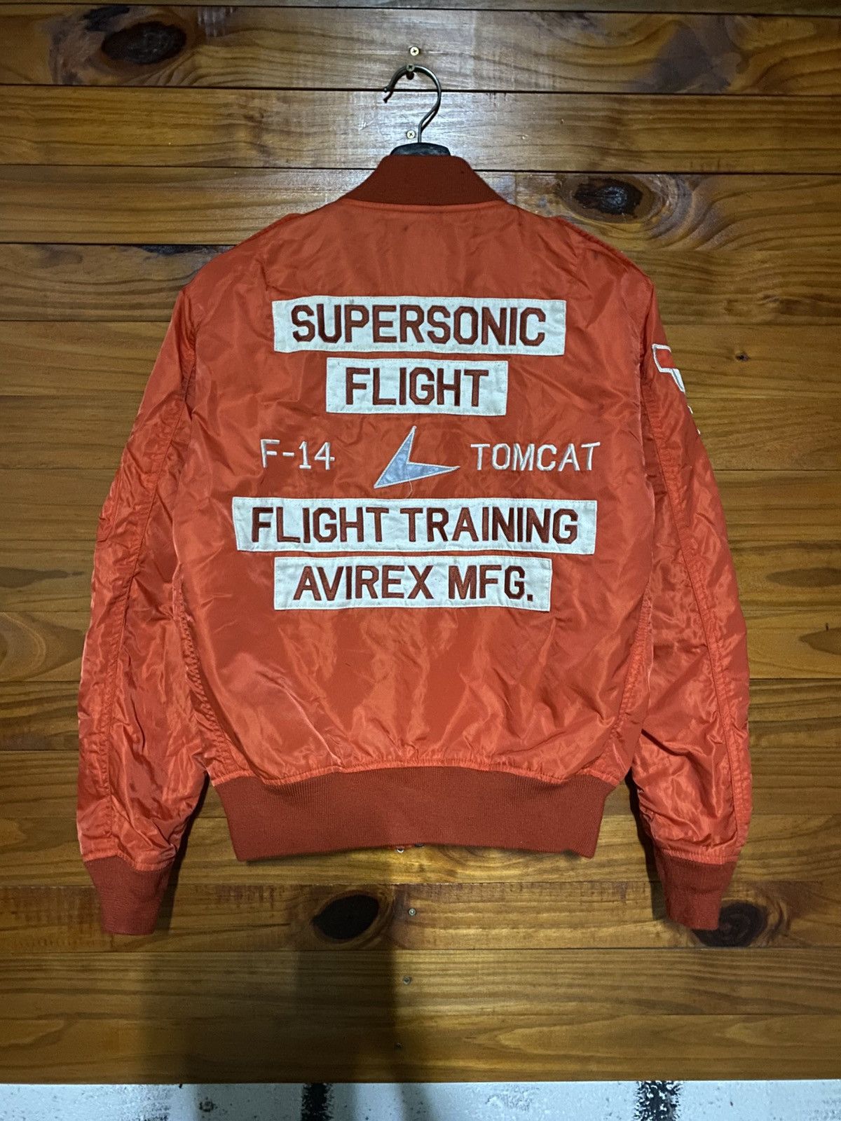 Avirex Avirex Supersonic Flight MA-1 Jacket F14 Tomcat Patch Bomber Size US M / EU 48-50 / 2 - 16 Thumbnail