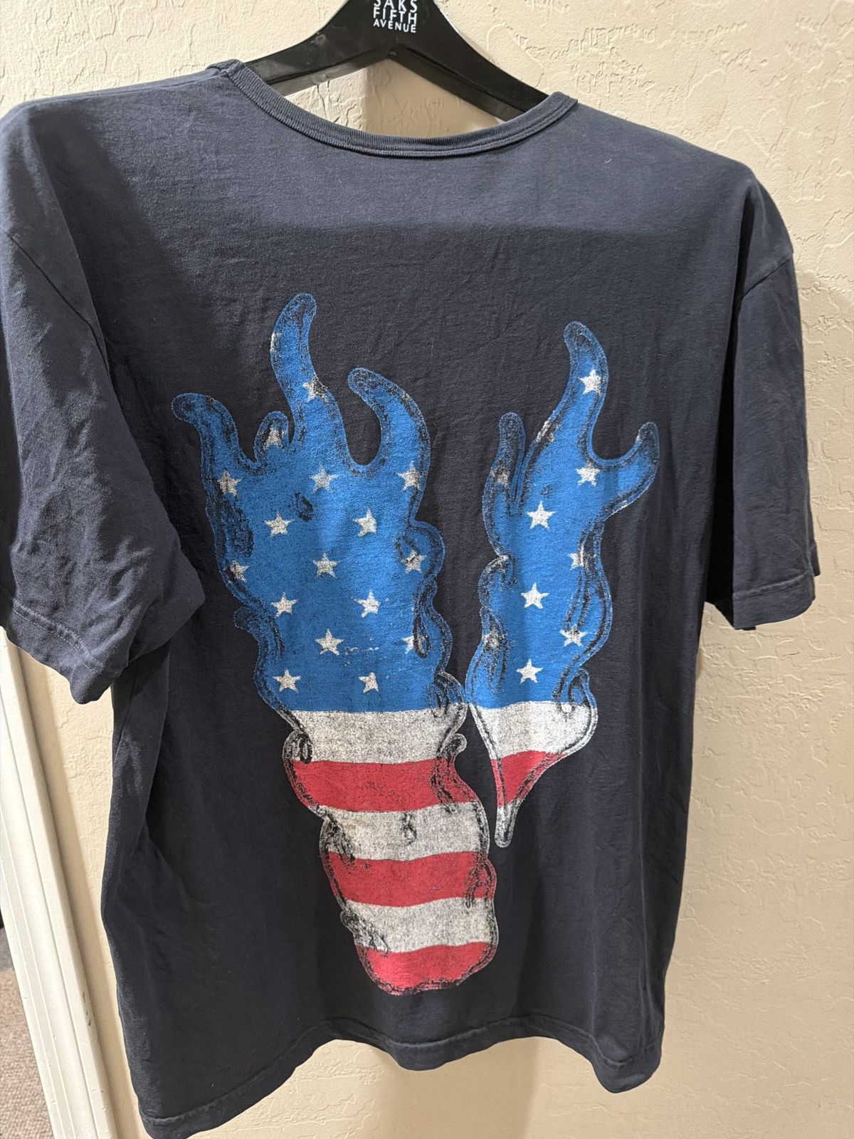 Vlone Vlone New Season Large Mens Uncle Sam Made in USA T Shirt Size US L / EU 52-54 / 3 - 2 Thumbnail