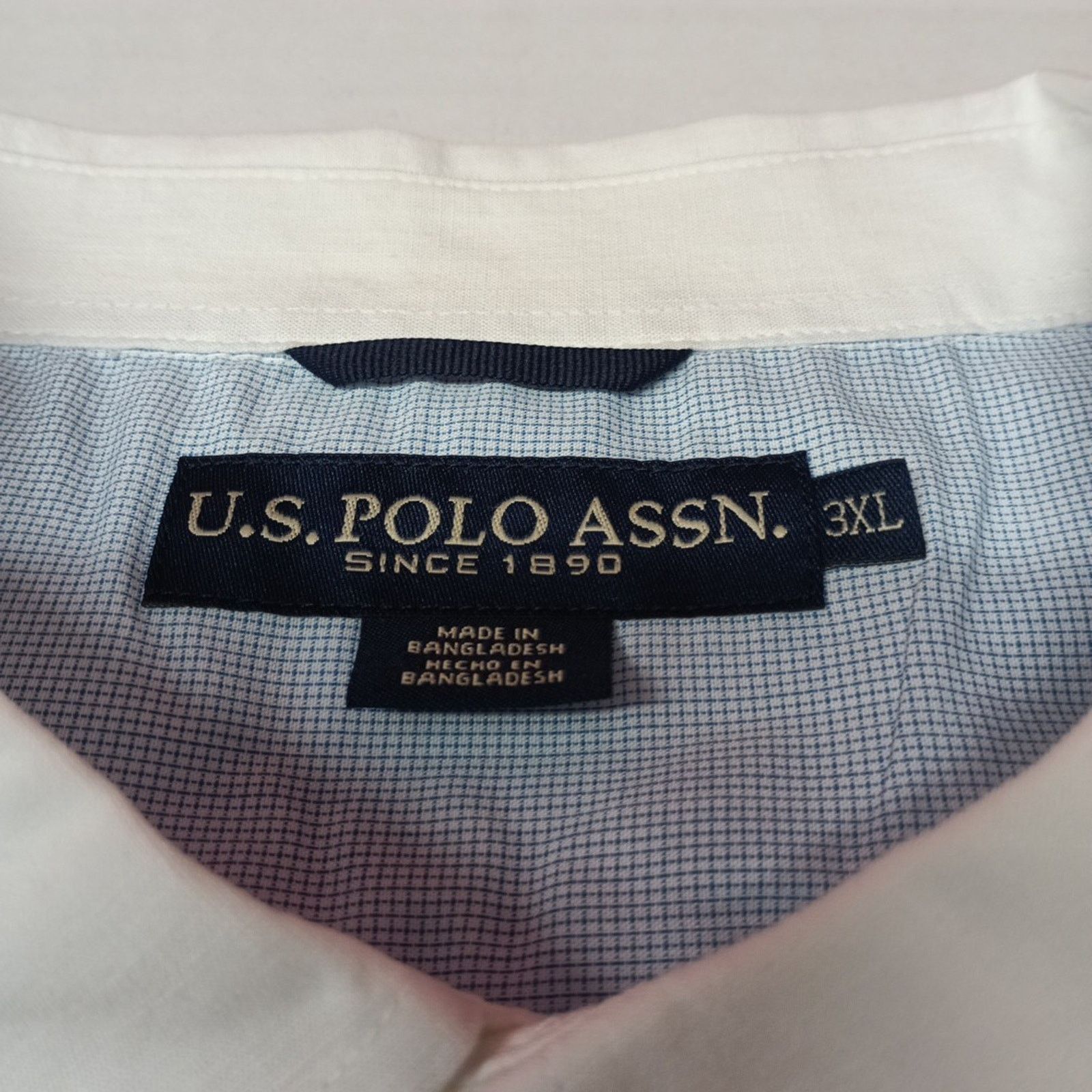 U.S. Polo Assn. U.S. Polo Assn. Woven Shirt Men's 3XL Optic White Ez Wicking Size US XXL / EU 58 / 5 - 3 Thumbnail