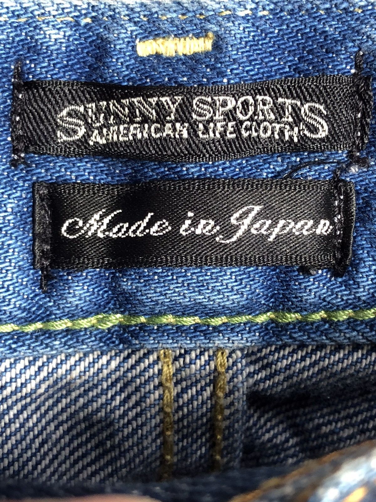 Japanese Brand Sunny Sports Distressed Jeans Size US 33 - 12 Thumbnail