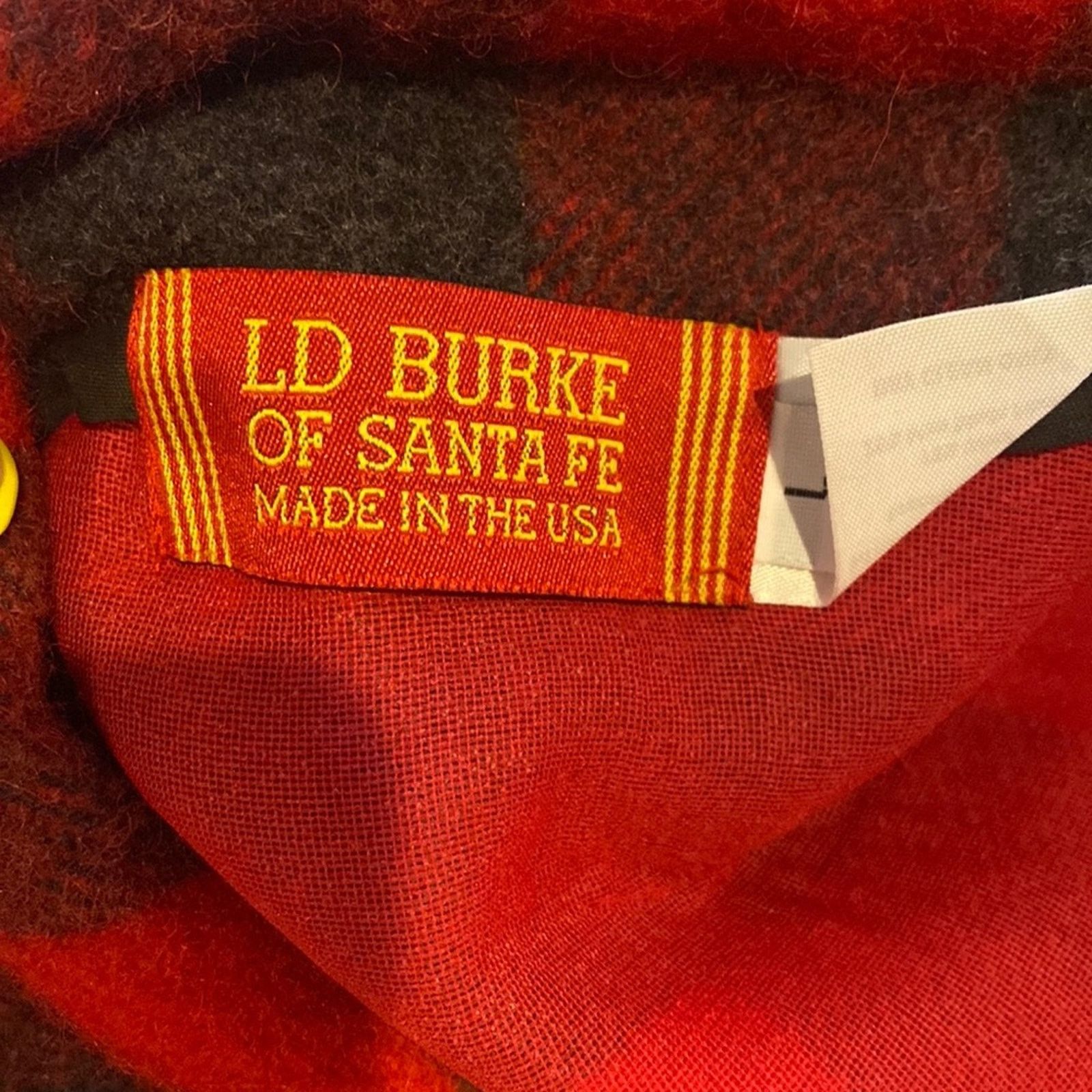 Other Vintage LD Burke of Santa Fe Plaid Wool Blend Jacket SZ.L Size L / US 10 / IT 46 - 3 Thumbnail