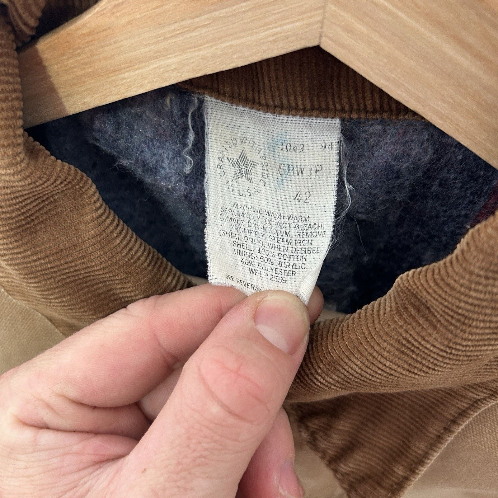 Carhartt Vintage 100 Year Carhartt Blanket-Lined Trucker Jacket “Tan" Size US M / EU 48-50 / 2 - 10 Thumbnail