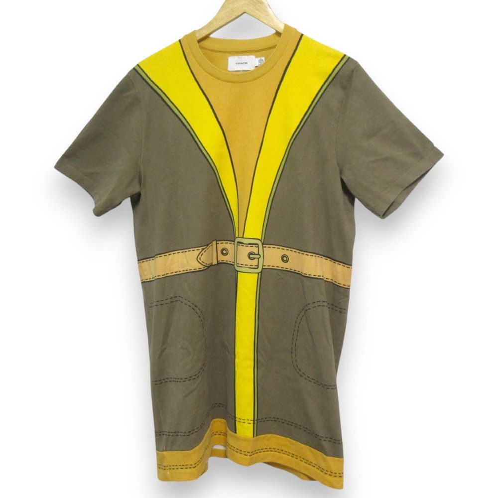 Coach Coach Coach Trompe L'oeil Buckle Dress Cotton Dresses CB139 DUTY FREE for USA Size ONE SIZE - 1 Thumbnail