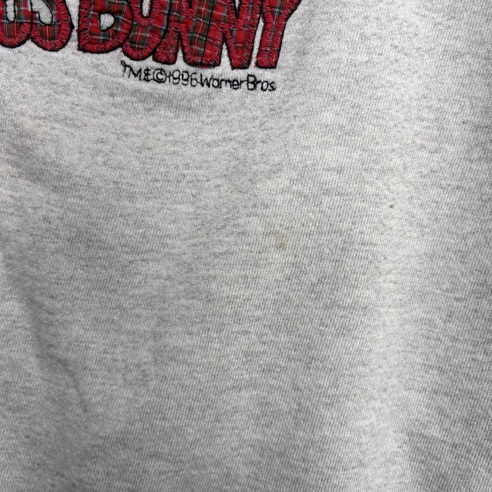 Tultex VINTAGE Bugs Bunny Sweatshirt Mens XL 90s Warner Bros Cartoon Crewneck Pullover Size US XL / EU 56 / 4 - 2 Thumbnail