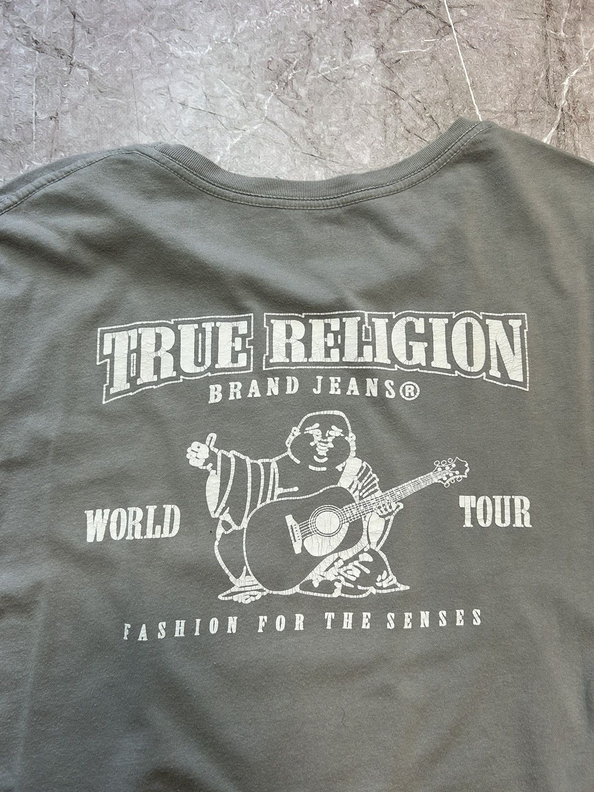 True Religion × Vintage Vintage True Religion T-Shirt small Logo Streetwear Y2k Size US L / EU 52-54 / 3 - 5 Thumbnail