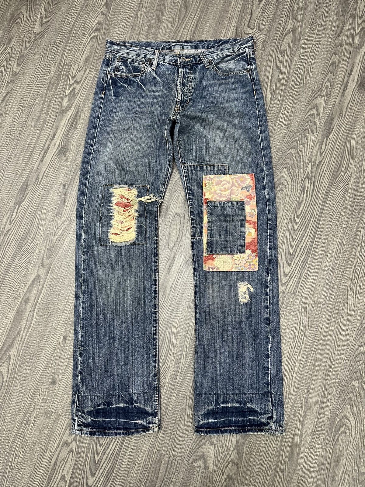 Japanese Brand Vtg Takeo kikuchi jeans Size US 35 - 1 Thumbnail