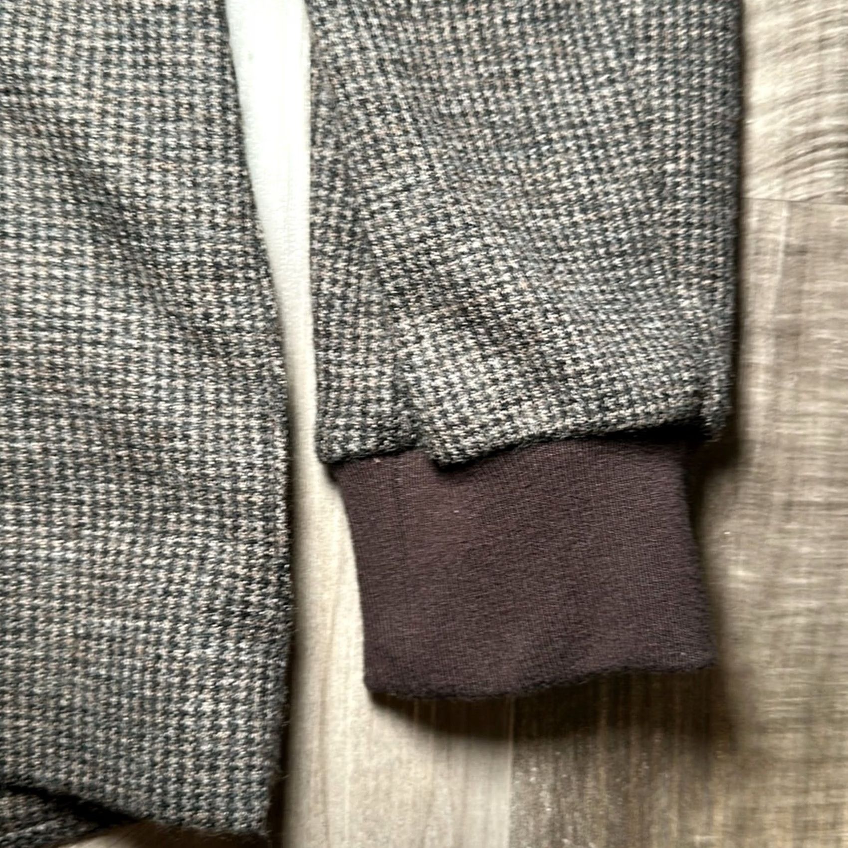 Massimo Alba Massimo Alba Blazer Wool Unstructured Made in Italy - Small Women’s Brown Houndstooth Wool Blazer, BASIC Jacket, Regular, M Size M / US 6-8 / IT 42-44 - 3 Thumbnail